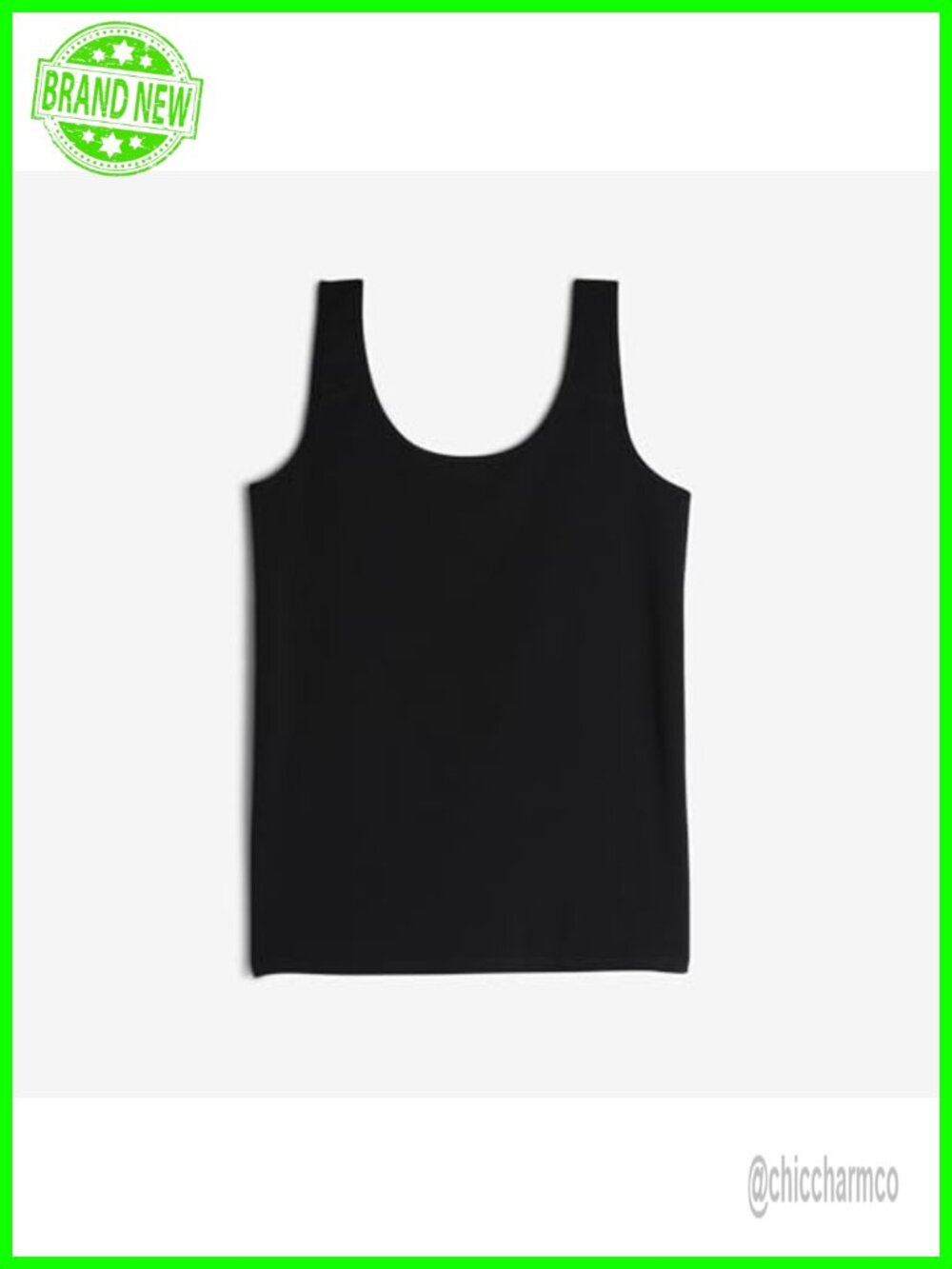 Compression Tank Top Power Mesh Lined Scoop Neck Activewear